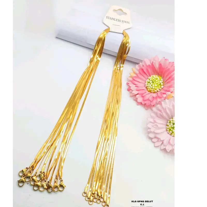 KALUNG TITANIUM MODEL BELUT AKSESORIS WANITA 0