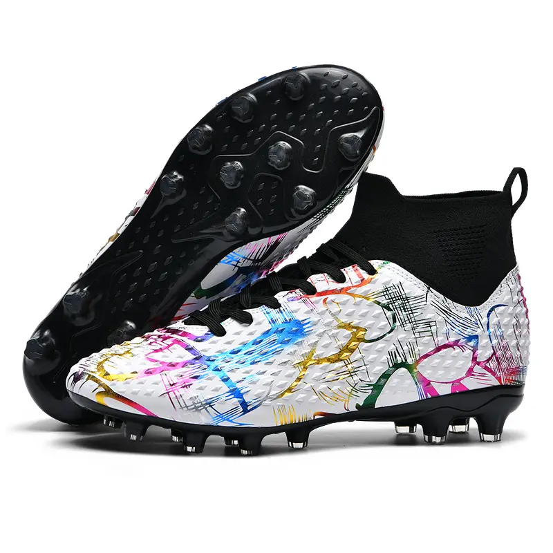 Size 31-46 FG Messi soccer shoes men's and women's outdoor  football match Futsal football shoes