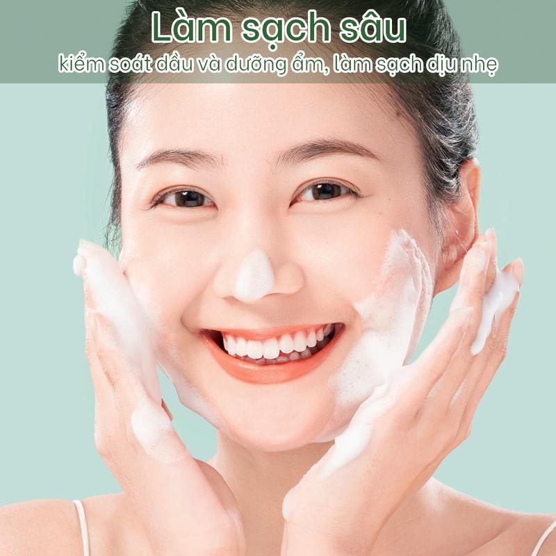 Sữa rửa mặt làm trắng Decorcat, tẩy tế bào chết, trị tàn nhang, kiểm soát dầu, làm trắng đa chức năng tất cả các loại da chống lão hóa Skincare 3