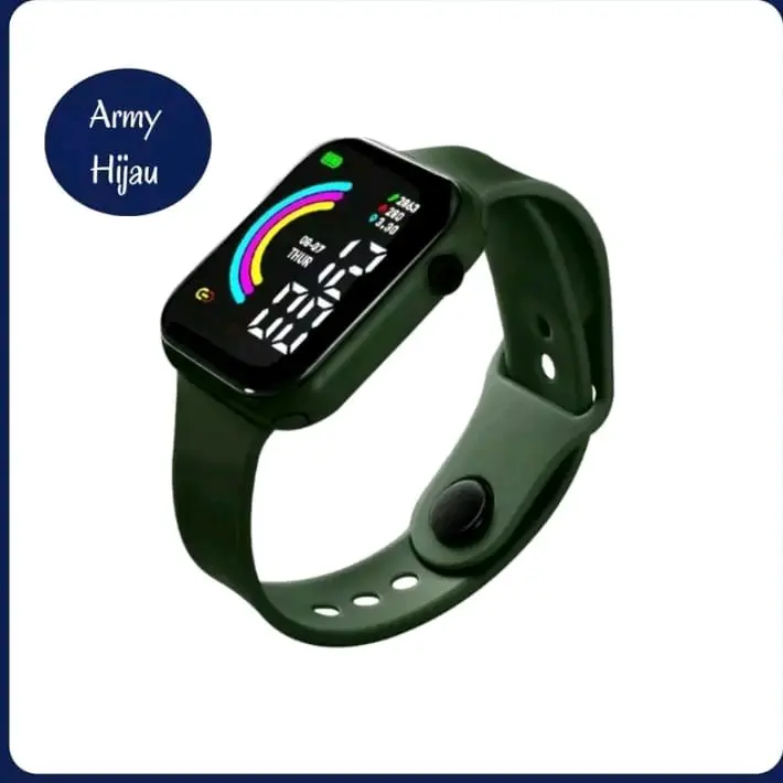 Jam tangan anak Wanita Led Digital/Jam tangan anak Pria led digital 3