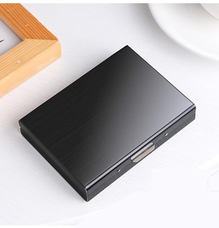 Bóp, ví đựng tiền, đựng thẻ bằng thép không gỉ sang trọng Nam Wallet 4