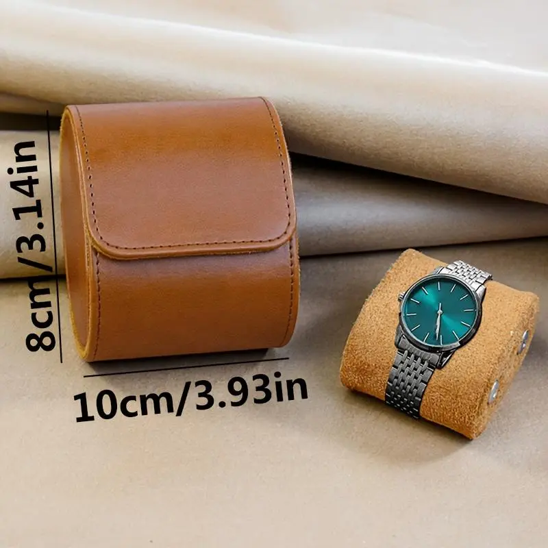 Vintage Watch Storage Box, 1 Count Watch Organizer with Pillow, Watch Storage Box for Home Office, Home Organizer for Watch 1