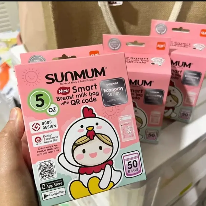 ถุงเก็บน้ำนม 5 ออนช์ 50 ถุง