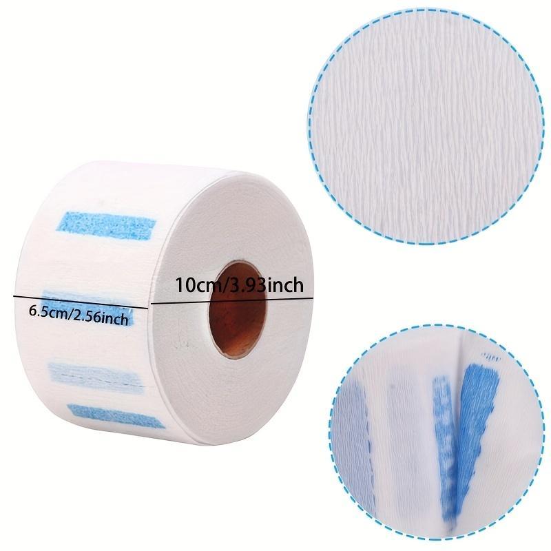 Disposable Barber Paper Neck Strips, Hairdressing Stretchy Wrap & Neck Paper Tissue Roll for Salon Haircut Styling Coloring Spa Massage, Durable Neck Patch, Neck Care Paper 1