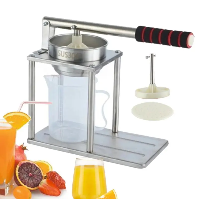 Máy ép trái cây bằng tay, công cụ ép trái cây nặng chuyên nghiệp, ép trái cây nhanh, ép kim loại, sử dụng thương mại và gia đình, thích hợp cho cam và chanh 6