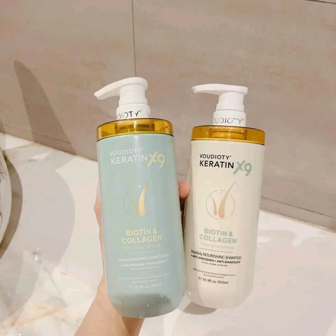 Cặp dầu gội xả Keratin X9