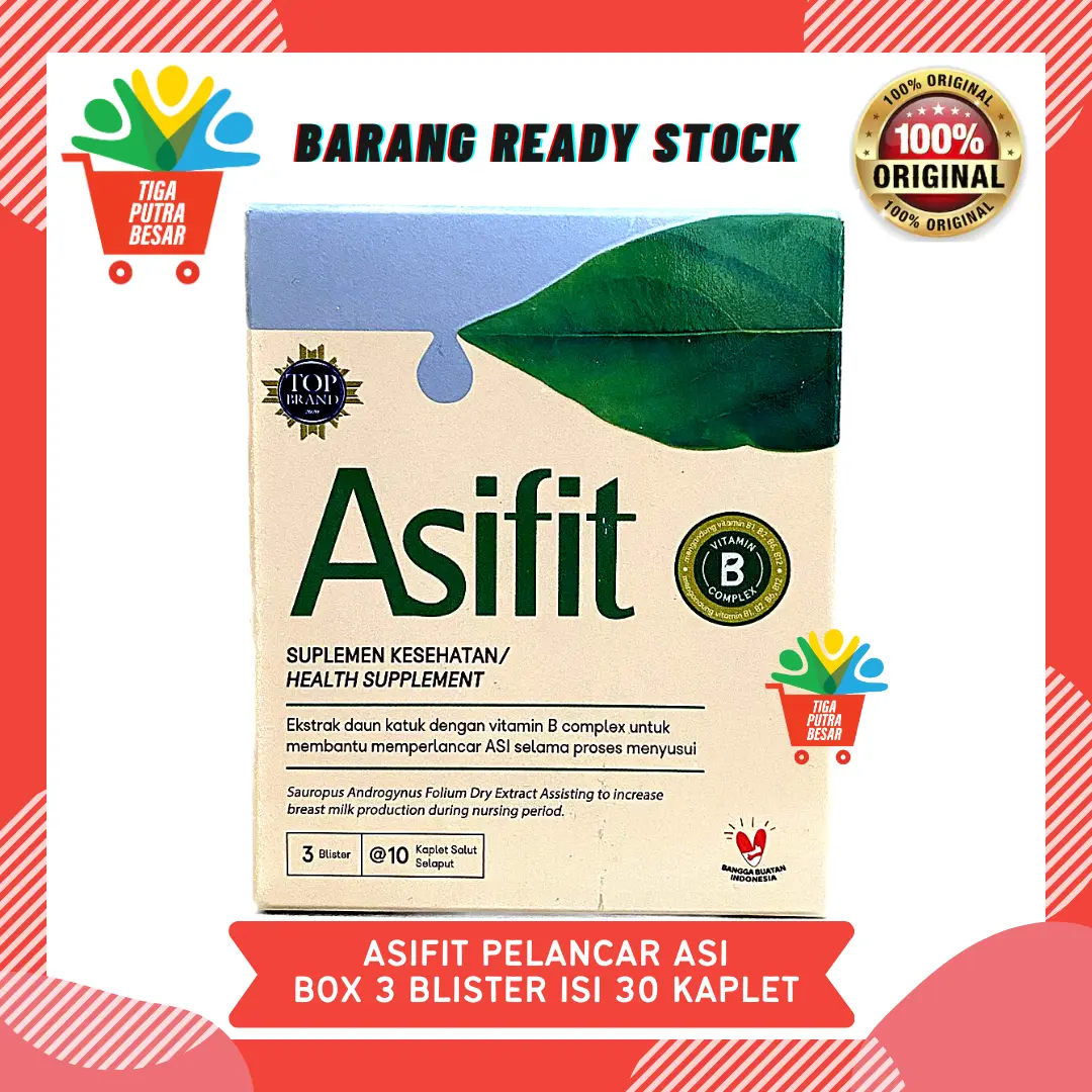 ASIFIT PELANCAR ASI ISI 30 KAPLET