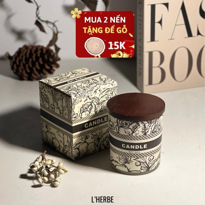   Quà tặng 20-10 Nến Thơm Trang Trí Decor Phòng Trang Trí Nhà Cao Cấp 4 Mùi Hương Thanh Mát 180g quà tặng giáng sinh sinh nhật người yêu thư giãn giảm stress nếnthơm candle  light hoa  nến 