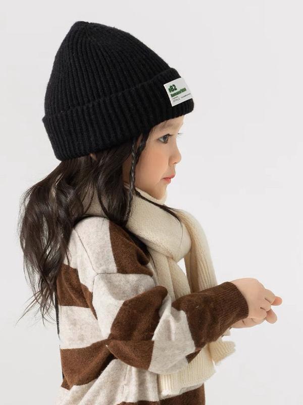 Product Introduction of Topi bulu untuk bayi perempuan, topi lengan kanak-kanak, penutup telinga rajutan, musim bunga dan musim luruh, musim luruh dan musim sejuk 14