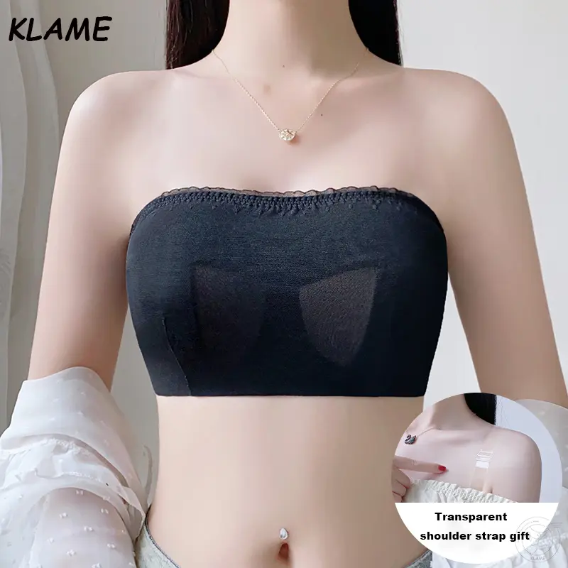 Áo Ngực Nữ, Kalume, Chất Lượng Cao, Không Dây, Mềm Mại, Cúp Lớn, Kiểu Áo Yếm, Mỏng Vừa Vặn, Chống Trượt, Thiết Kế Tai Thỏ, Chống Sốc, Áo Ngực Ống, Ngoại Cỡ BCDEF, KLM916