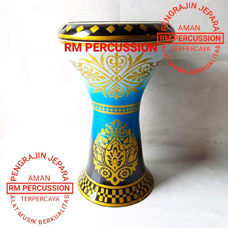 Darbuka 8 Inch Full Set Lengkap dengan Tas Busa dan Kunci L 6