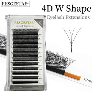 ขนตาปลอม 4DW 0.07 มม. คุณภาพสูง มัดขนตามธรรมชาติ