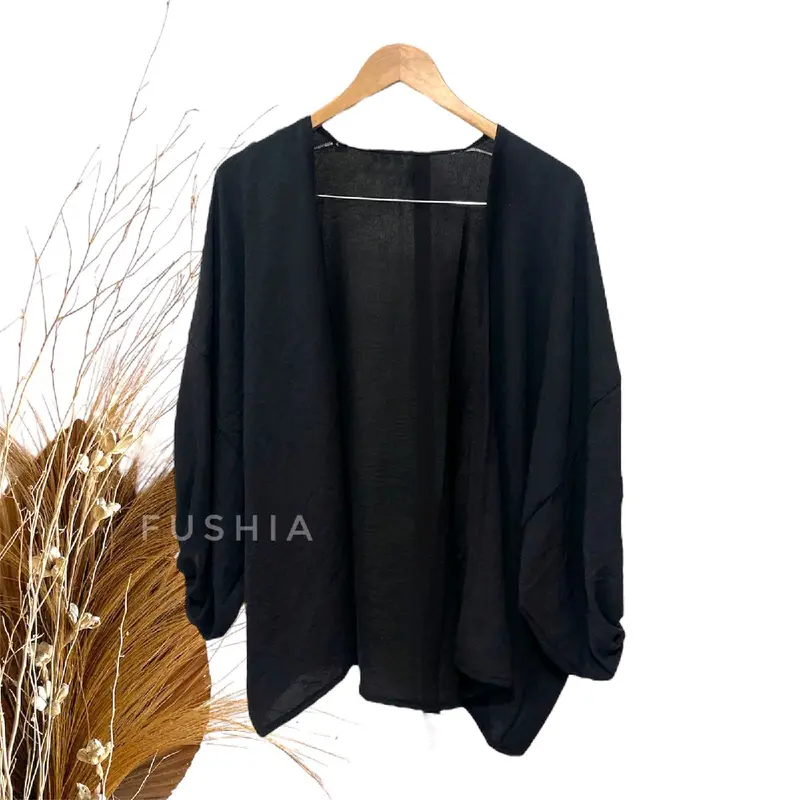 Outer Cardigan Jumbo (BB 70kg++) Lengan Balon Hari Raya Lebaran 4