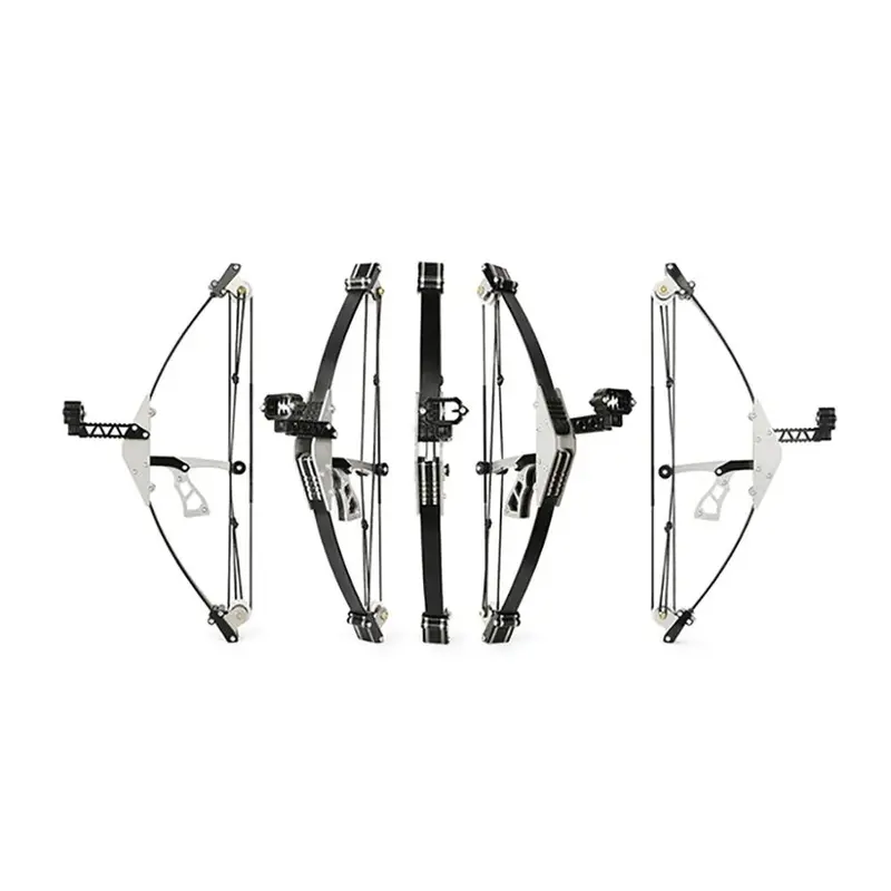 Mini Compound Bow, Handheld Triangle Sliding Rail Bow, Indoor & Outdoor Movement Shooting Training Bow, Leisure & Outdoor Recreation Equipment 5