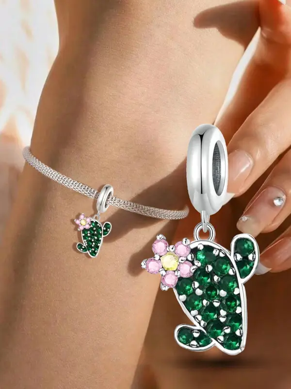 Butterfly & Flower Design Pendant, Colorful Beaded Pendant for Women & Girls, Fashion Accessories for Bracelet & Necklace Making 8