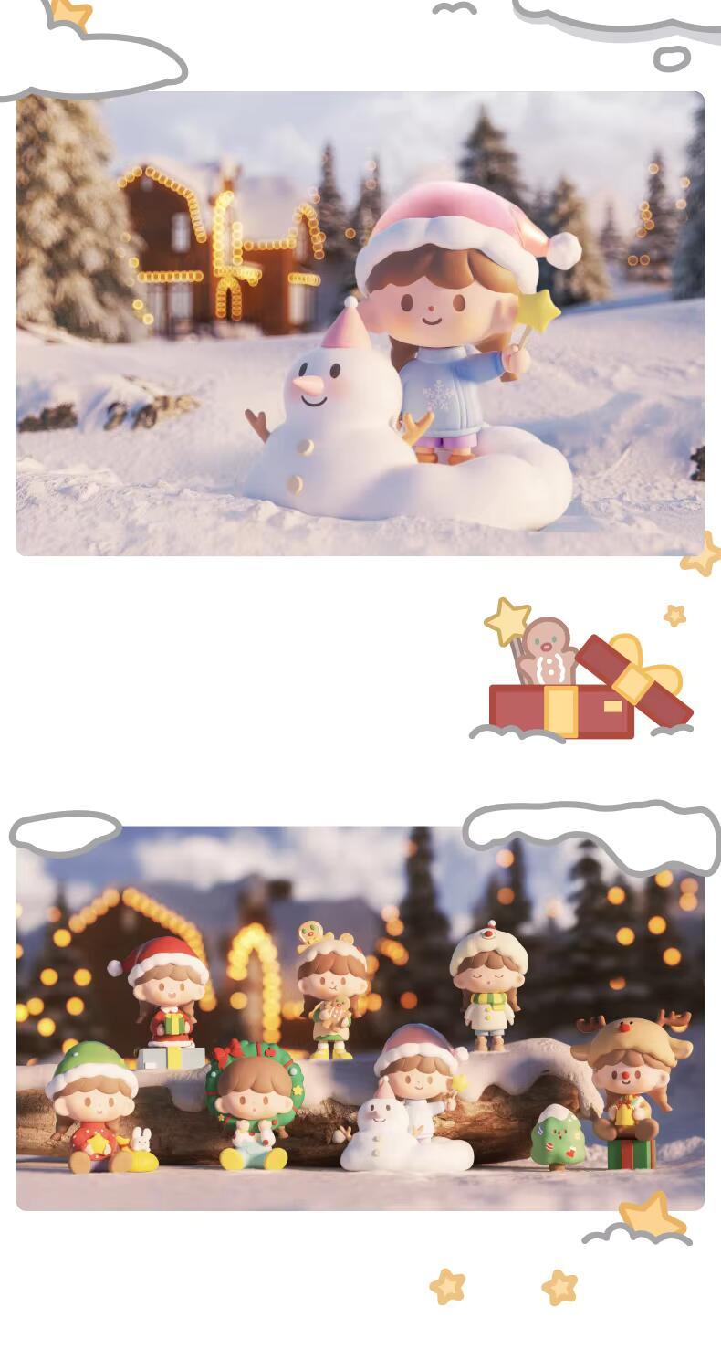 Product Introduction of King Zhuo Christmas Dream for You Series Bd Toys Surprise Kawaii Mystery Box Cute Desktop Ornaments Christmas Gift 22