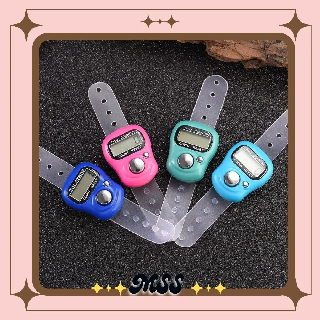 MSS -(COD) Tasbih Mini Digital Alat Hitung Elektronik Finger Tally Counter Mini Jari Penghitung