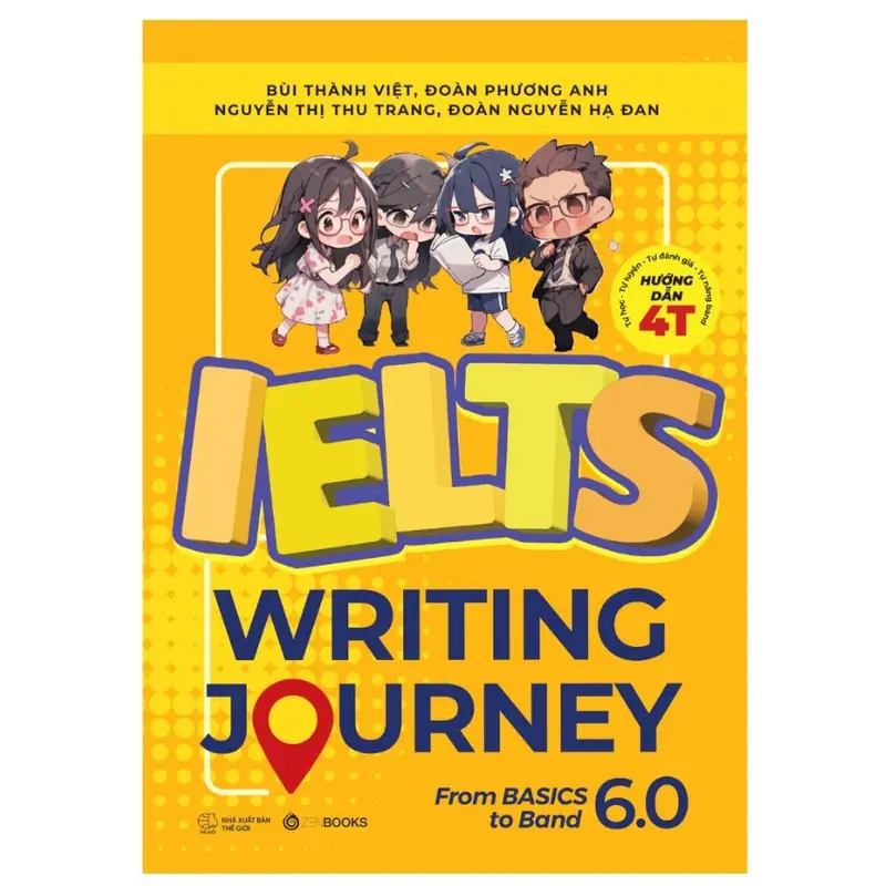 Sách - Lẻ/Combo: IELTS Writing Journey - From Basics To Band 6.0 (Saigon Books) + IELTS Writing Navigator (Alpha Books) - TOP 100 6