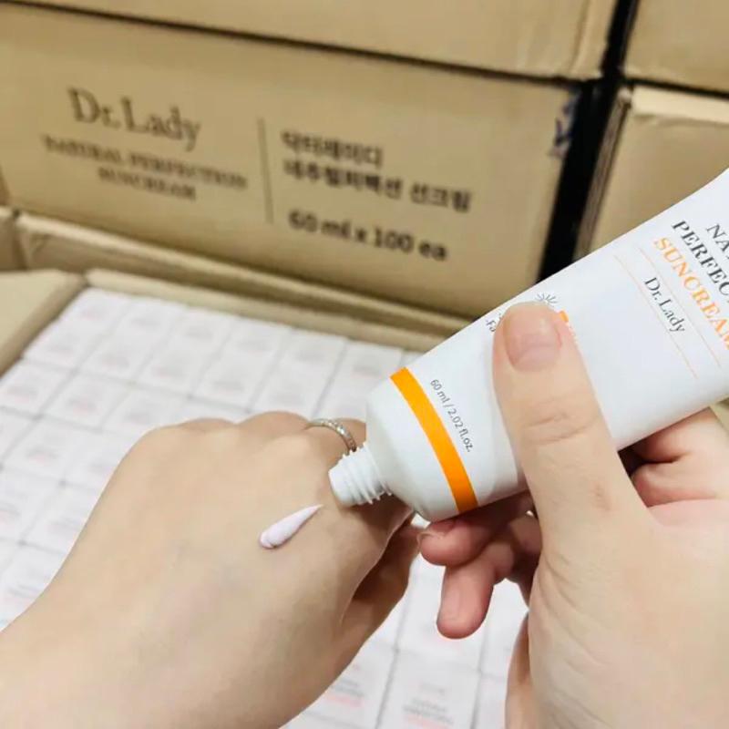 Kem chống nắng Dr.Lady NATURAL PERFECTION Suncream 60ml Chăm Sóc Da Nữ Skincare Sunscreen Women 2