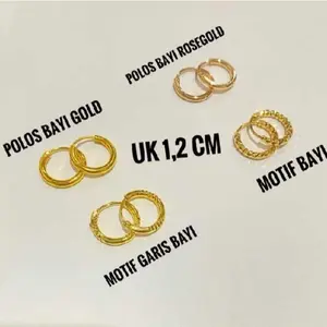 anting gipsy anak bayi titanium gold fashion anak terlariS terbaruu