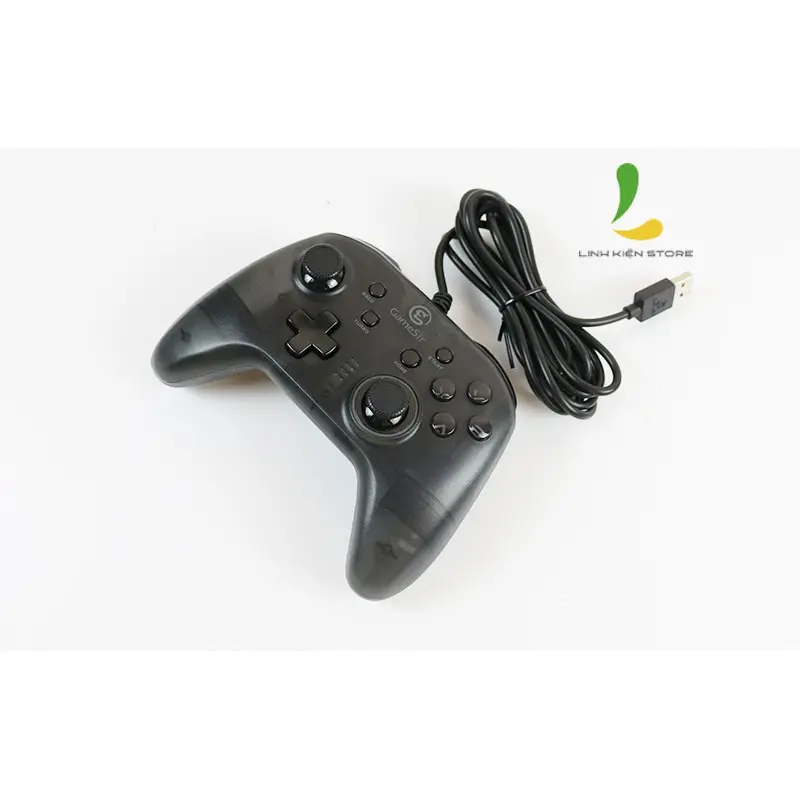 Tay cầm chơi game Gamesir T4W - T4 pro - tay cầm chơi game có dây đèn led, chế độ rung cực mạnh 7