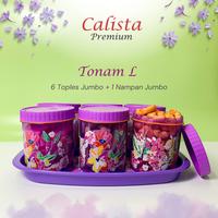 Gambar [CALISTA] TONAM L TOPLES BUNGA SET 7 TOPLES LEBARAN SET + NAMPAN - TOSCA dari Calista Premium Kab. Tangerang 1 Tokopedia