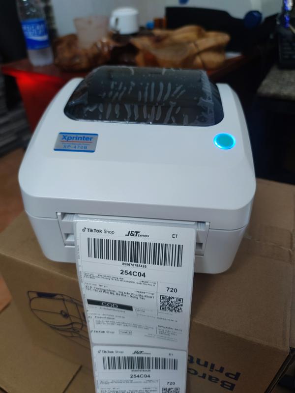  Máy In Đơn Hàng Tiktok In Đơn GHTK In đơn hàng TMDT A6 In vận đơn In Mã Vạch Dùng Giấy Decal A6 110mm - XP 470B 