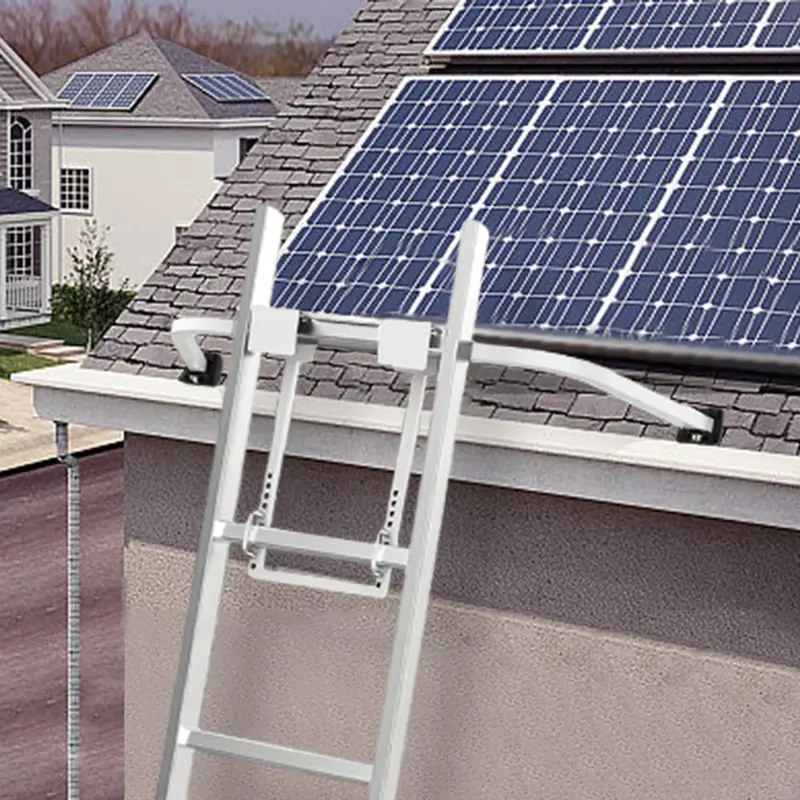 Wall Ladder Standoff Nonslip Heavy Duty Roof Gutter Ladder Stabilizer Roof for Outdoor Repairing Household Roof Cleaning Working 6