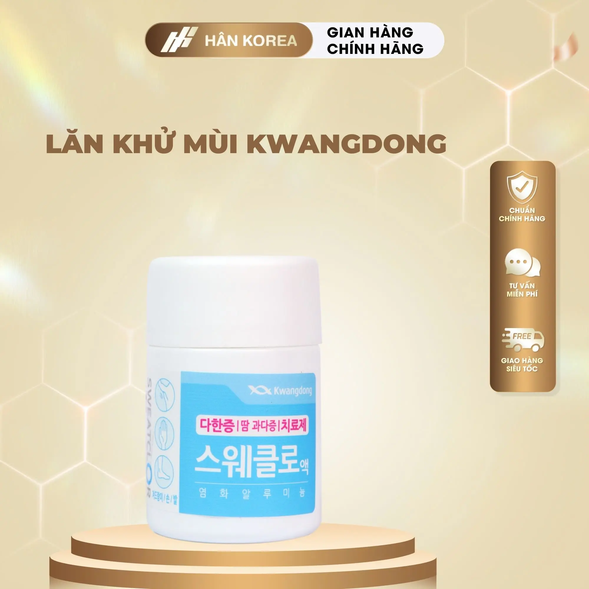 C28 - [LIVETREAM] - Lăn Khử Mùi Kwangdong Sweatclor Hàn Quốc 30ml