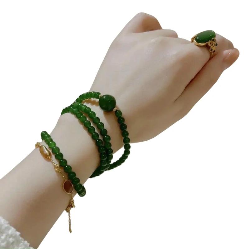 Vòng Tay Đá 108 Phong Thủy Mix Charm Hạt Đủ Màu Đủ Theo Mệnh Phụ Kiện