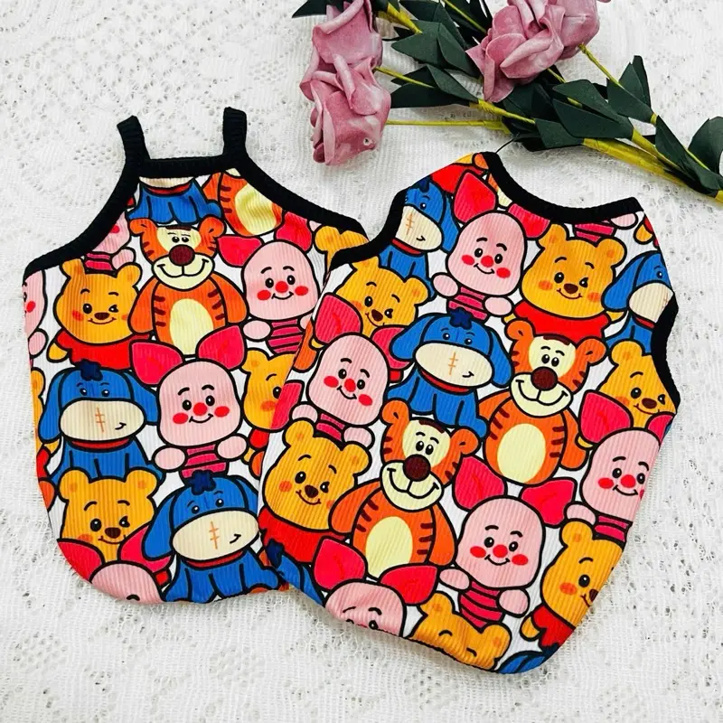 Áo thun gân ba lỗ gấu pooh và những người bạn