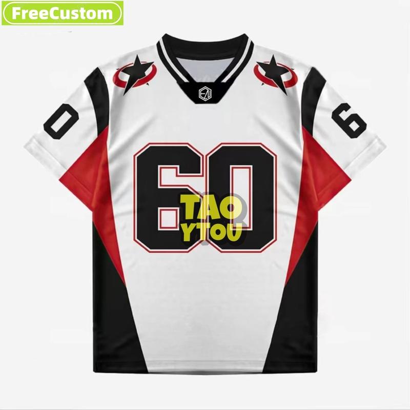 [Free custom name & number] 2025 NFL jersey shirt T shirt premium outdoor sport short sleeves men's quick dry full sublimation microfiber team jersey unisex free custom name 0