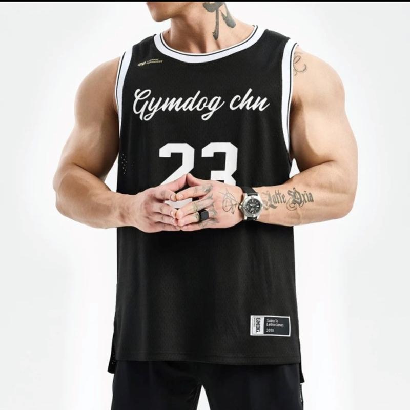 Áo Thun Ba Lỗ Bóng Rổ GYMDOG CHU 23 - Phối Lưới Nhanh Khô Thời Trang Cho Nam Sport