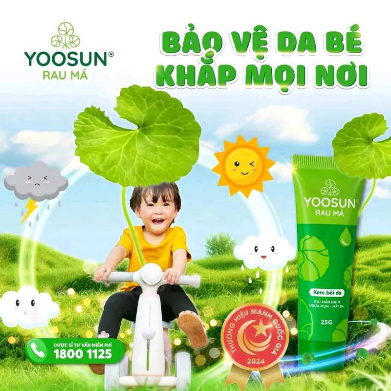 kem bôi yoosun rau má giảm mẩn ngứa Chăm Sóc Da 0