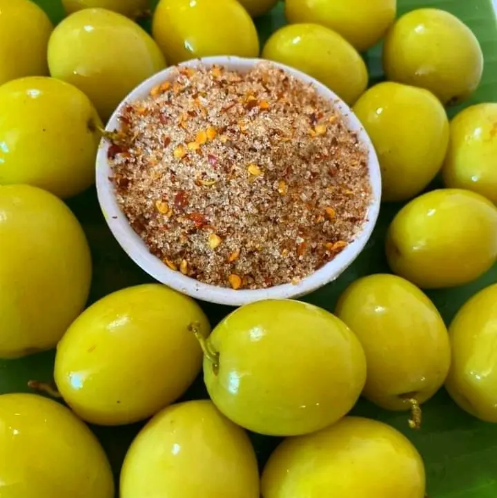พุทรา พุทราดอง 1 kg.  ฟรีพริกเกลือลาวรสแซ่บ สด ใหม่ สะอาด อร่อย