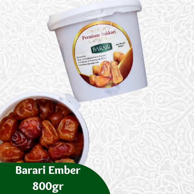 Kurma Barari Sukari Premium 800gr Sukari Ember 1