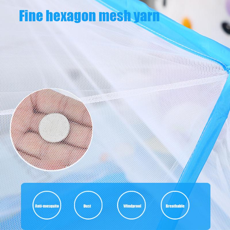 Product Introduction of 2024 Children Baby Mosquito Net for Bed Portable Foldable Newborn Travel Tent Free Installation Portable Baby Crib for Home 10