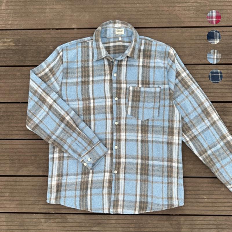 [Bản Flannel Cao Cấp] [DÀY DẶN - CHÔNG NẮNG]  Áo sơ mi Flannel dạ dài tay cotton , Áo sơ mi dài tay chính hãng Unisex nam nữ style form rộng