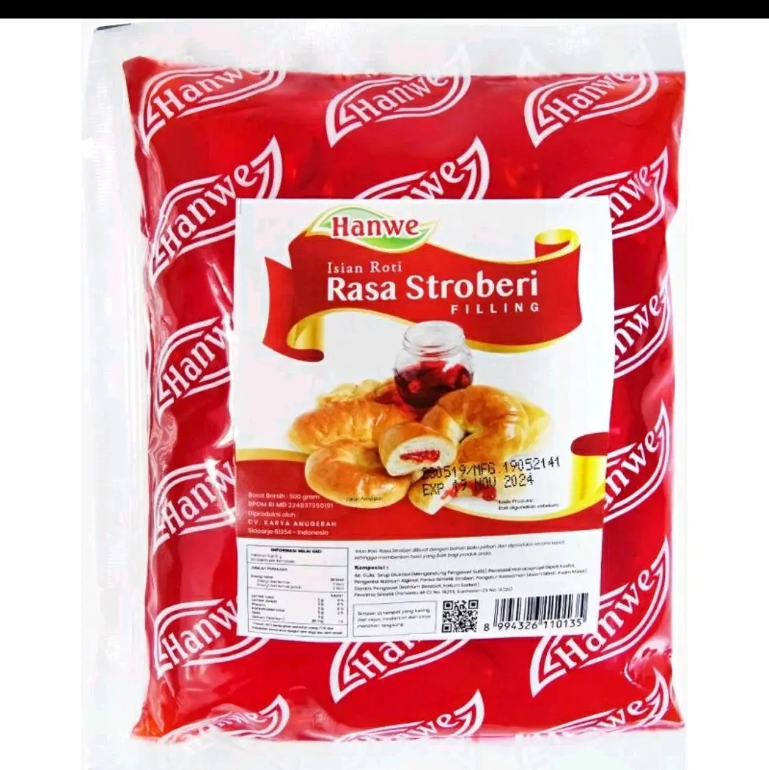 selay viral murah 500 gram kualitas terbaik Bebas gula Blueberry Strawberry Nanas Roti