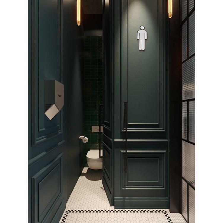 Product Introduction of Icon wc nam nữ, dán phòng vệ sinh, phong cách hiện đại 1