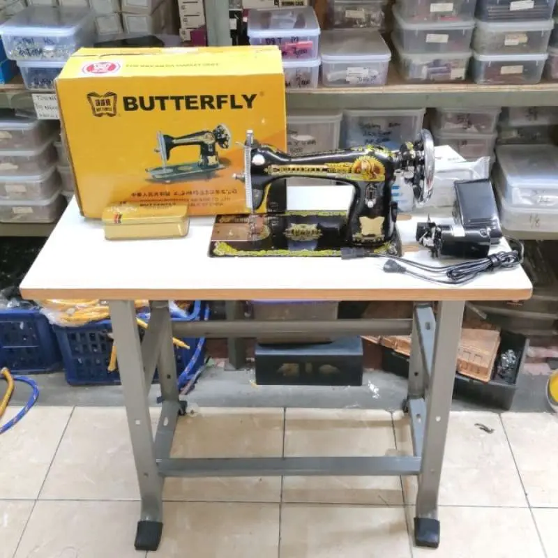 Mesin Jahit Kecil Butterfly Ja1-1 Komplit Set