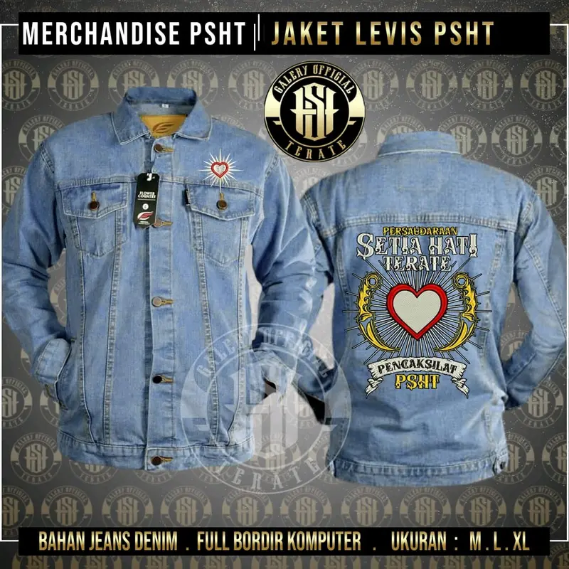 JAKET LEVIS PSHT FULL BORDIR JAKET LEVIS PSHT KEKINIAN JAKET LEVIS PRIA DAN WANITA JAKET LEVIS TERATE TERLARIS 2