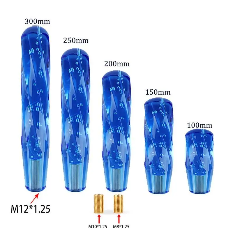 Automobile shift head transparent twisted shift head monochrome acrylic shift handle universal type