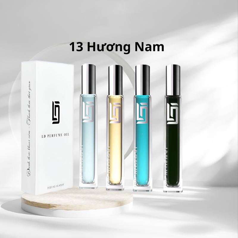 [ LIVESTREAM ] Nước hoa Nam Nữ LD PERFUME OIL 12ml - 36 Tinh Dầu Nước hoa Thơm lâu, Sang trọng, Mạnh mẽ, Bản lĩnh - 13 Hương Nam - Xuất Xứ Pháp - Độ Lưu Hương 12h - 24h - Cosmetic