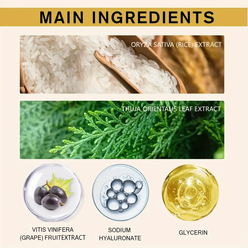 Rice Raw Pulp Face Cream, Moisturizing & Nourishing Facial Cream, Long-lasting Hydration Face Lotion for Tighter Skin 4