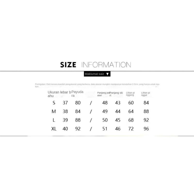 Product Introduction of Goddess of elegant style baju leher V tanpa lengan + skirt separuh badan set dua helai muda dan matang # Set 2 helai wanita Blazer 0