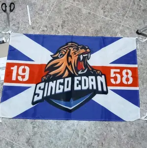 Bendera suporter sepak bola AREMANIA reafy stok Spanduk