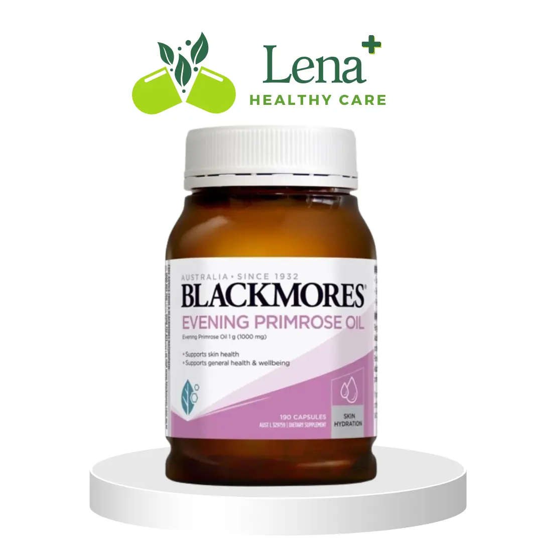 Tinh Dầu Hoa Anh Thảo Blackmores 1000mg của Úc dành cho người lớn - Hộp 190 viên - Thực phẩm bổ sung sức khoẻ