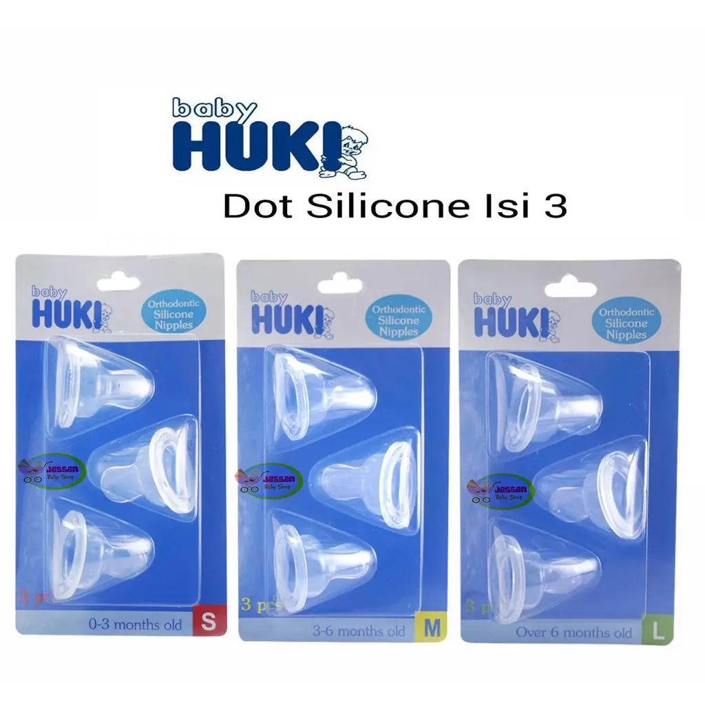 Huki Dot Deluxe Blister SML (3pcs) - Dot Gepeng - Dot Huki Orthodontic