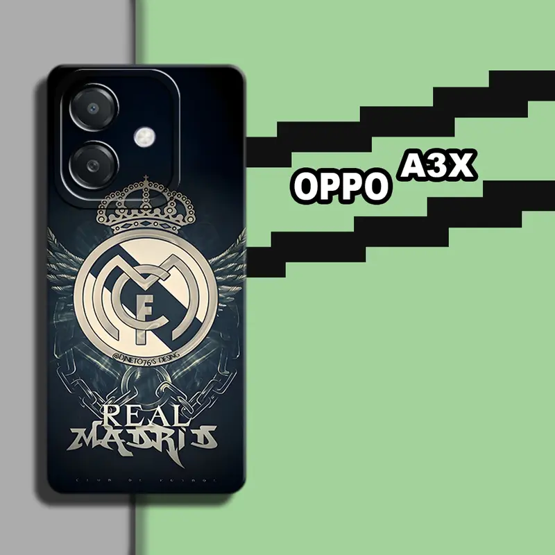 Caseologic Softcase Procamera Kompatible Untuk Hp Oppo A3X Terbaru 2024 Motif Bola- Pelindung Handphone - OPPO - Softcase Bahan Karet.. Protection Silikon Casing Smartphone 8